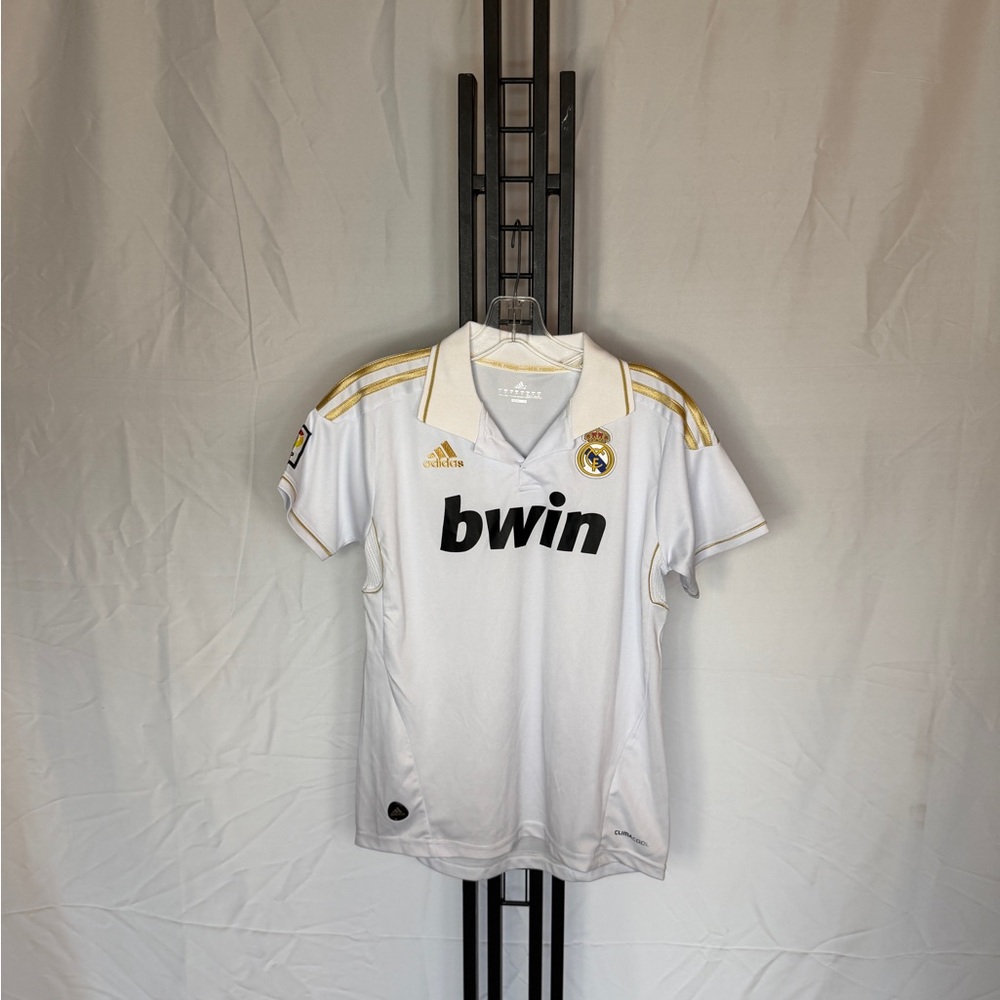 adidas‎ White and Gold Kids Jersey